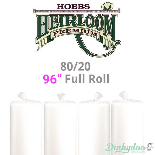 Hobbs Heirloom 80/20 Cotton Batting - 96" (Full Roll 30 Yd.) (Pre-order: Jul 2024)