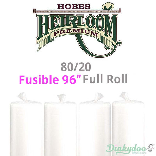 Hobbs Heirloom 80/20 Fusible Cotton Batting - 96" (Full Roll 30 Yd.)