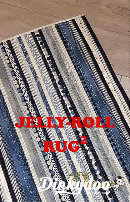 Jelly Roll Rug Squared Pattern - Dinkydoo Fabrics