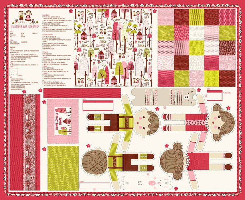 Moda Just Another Walk in the Woods Panel - Dinkydoo Fabrics