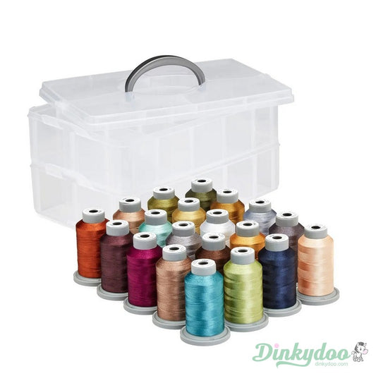 Glide Thread "Christmas Nativity" 20 Mini-Spools with BONUS Case (DISCONTINUED)