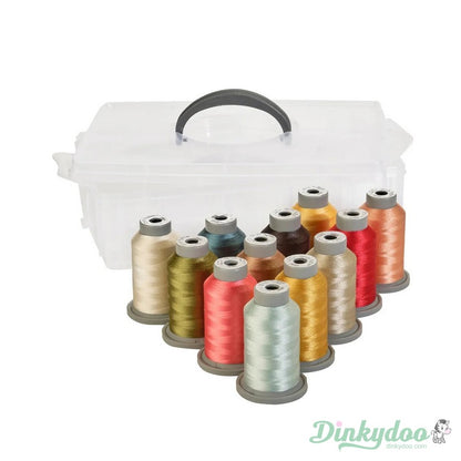 Glide Thread "Spring Showers" 12 Mini-Spools with BONUS Case (Pre-order: Jan 2026)