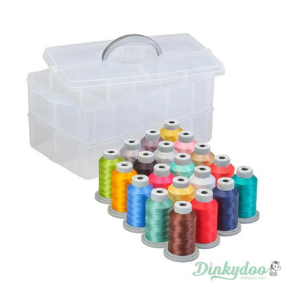 Glide Thread "Vintage Boardwalk" 20 Mini-Spools with BONUS Case (Pre-order: Jan 2026)