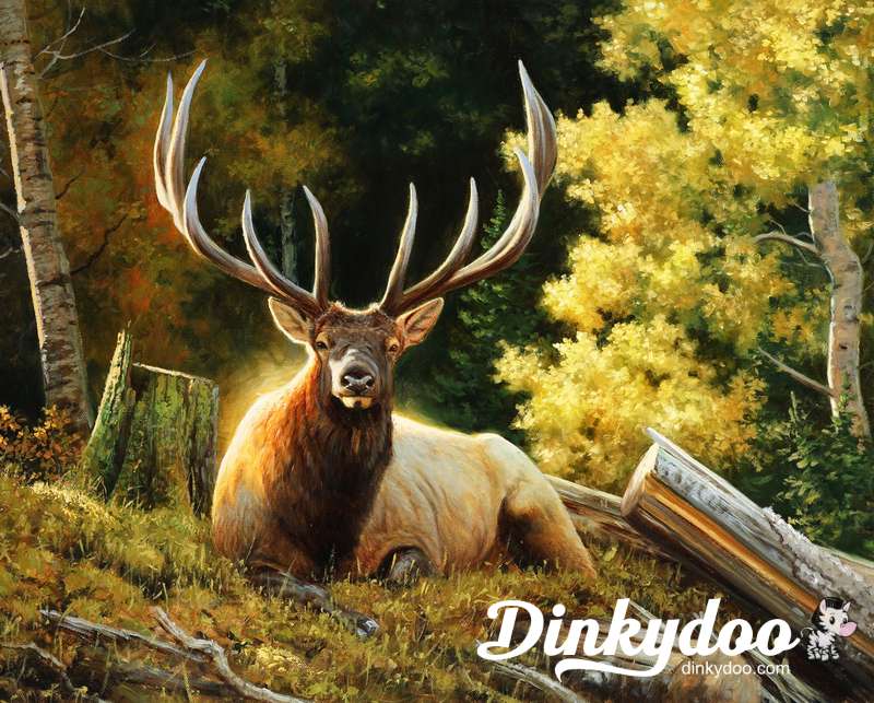 King Buck Panel (Digital) - David Textiles