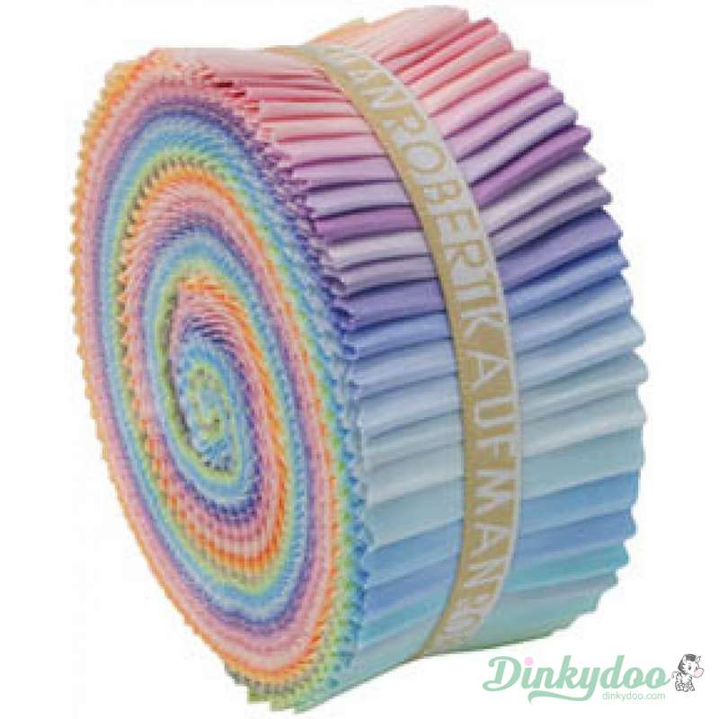 Kona Solids - Pastel Palette Jelly Roll - Robert Kaufman