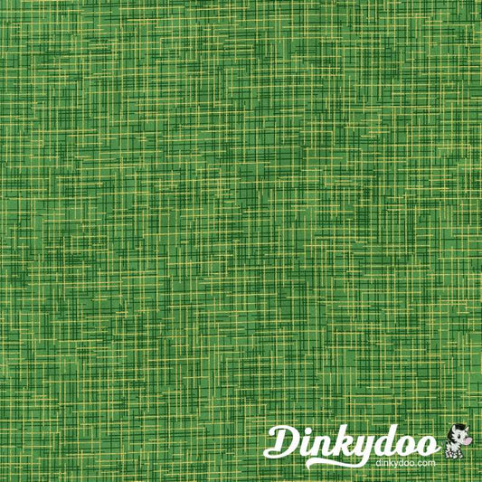 Quilters Linen - Green (Metallic) - (SRKM144767) - Full Bolt (15yd)