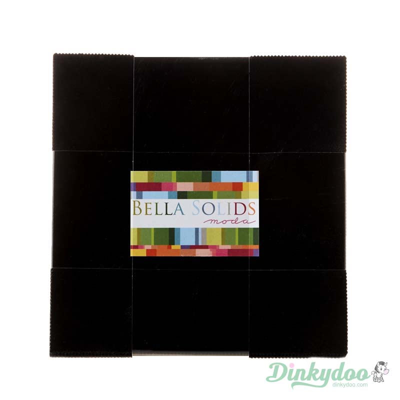 Bella Solids - Black Layer Cake - Moda