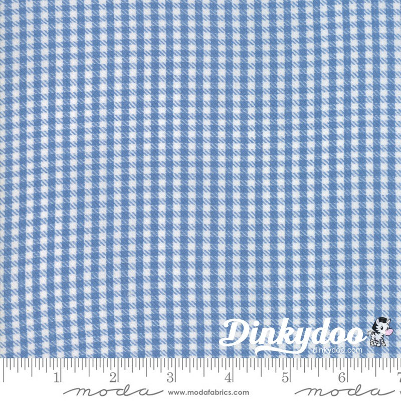 Oxford - Twill Check Chambray (Woven) 5715-20 - Sweetwater - Moda