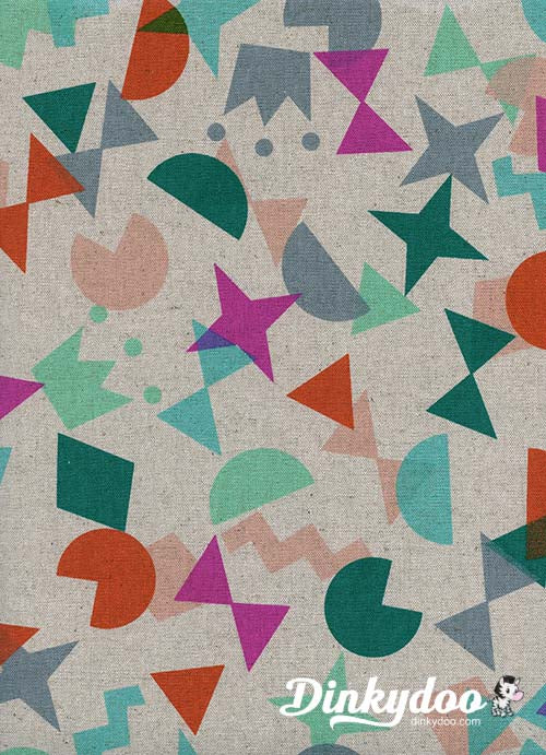Paper Cuts - Shape Up Gem (Canvas) - Rashida Coleman Hale - Cotton + Steel