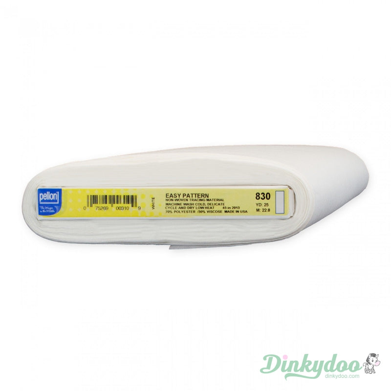 Pellon 830 Lightweight Non-Woven Non-Fusible Interfacing White Full Bolt (20 Yards) (Pre-order: Jan 2026)