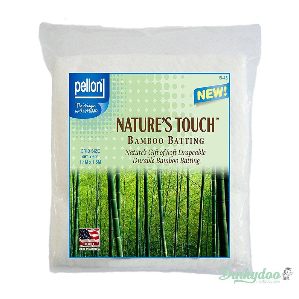 Pellon Natures Touch Bamboo Blend Batting with Scrim (Crib-Size 45" x 60") - Dinkydoo Fabrics