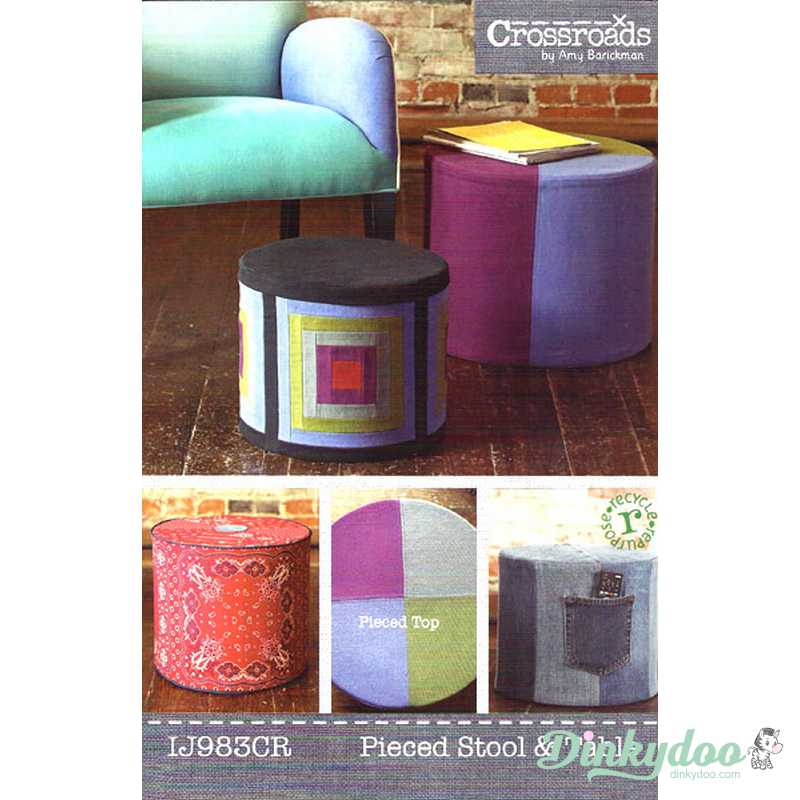 Pieced Stool and Table Pattern - Indygo Junction