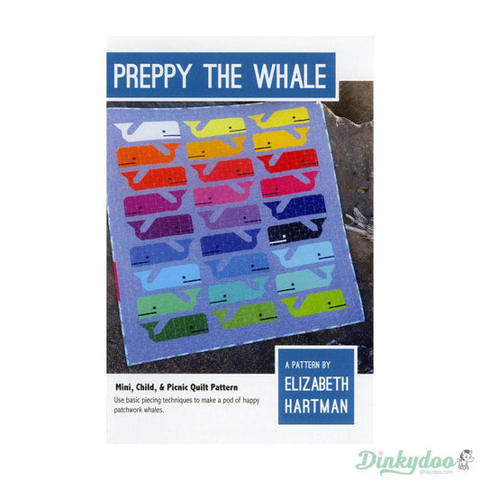 Preppy the Whale - Quilt Pattern - Elizabeth Hartman - Dinkydoo Fabrics
