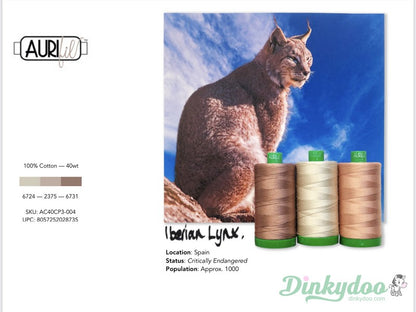Color Builders 40wt 2021 - Iberian Lynx - Aurifil (Pre-order: Feb 2026)