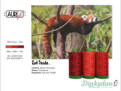 Color Builders 40wt 2021 - Red Panda - Aurifil (Pre-order: Feb 2026)