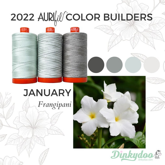 Color Builders 50wt 2022 - Frangipan - Aurifil (Pre-order: May 2024)