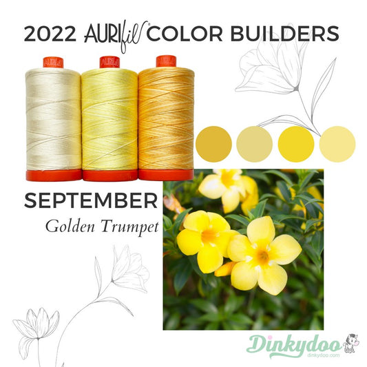 Color Builders 50wt 2022 - Golden Trumpet - Aurifil