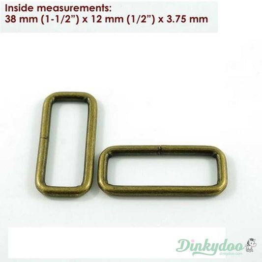 Emmaline Bags - Rectangular Rings 1 1/2" (38mm) 4 Pack