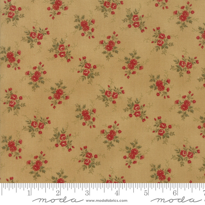 Rosewood - Spaced Bouquets Tan 44185-12 - 3 Sisters - Moda