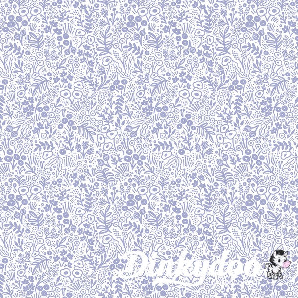 Rifle Paper Basics - Tapestry Lace in Periwinkle - Rifle Paper Co - Cotton + Steel