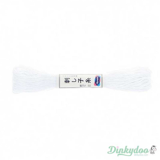 Olympus Sashiko Thread #1 22yd - White (Pre-order: Mar 2026)
