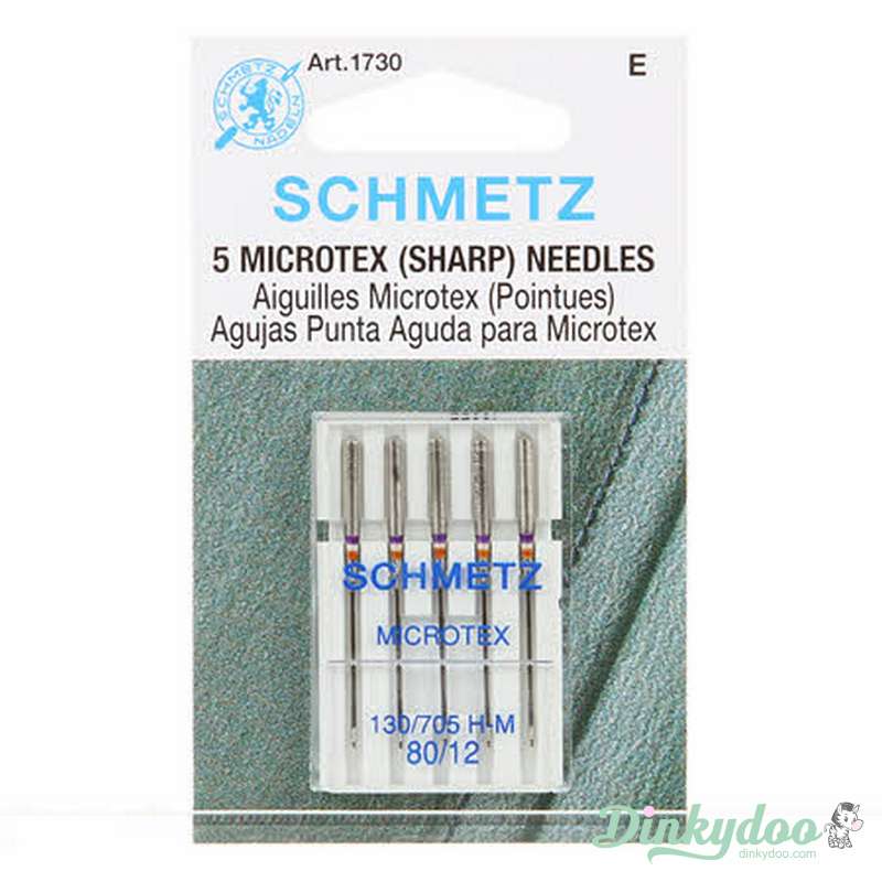 Schmetz Microtex Sharp Needles 80/12 (1730) (Pre-order: Mar 2026)