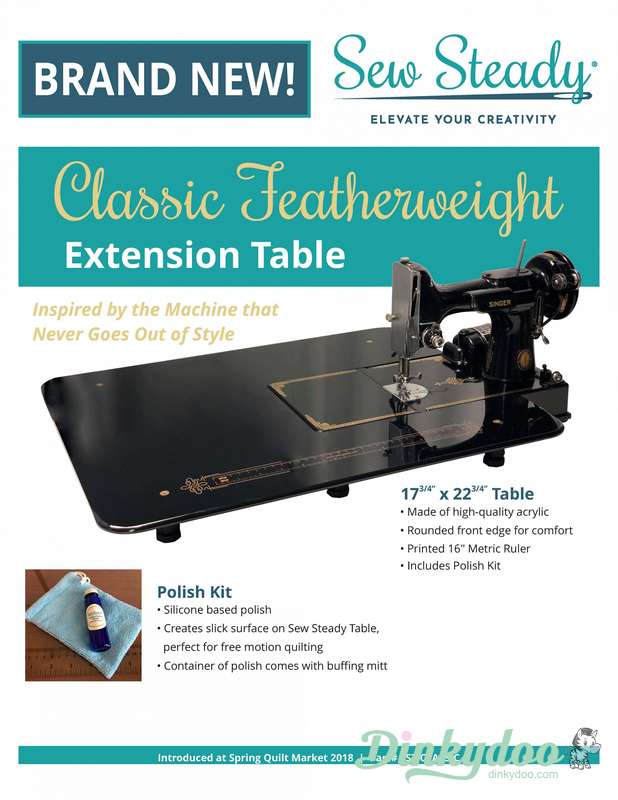 Sew Steady Classic Featherweight Extension Table 17 3/4" x 22 3/4"