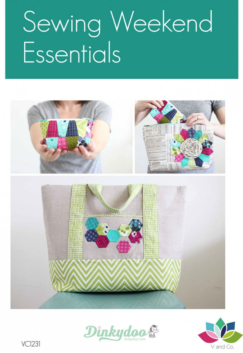 Sewing Weekend Essentials Tote Pattern - V and Co. - Moda