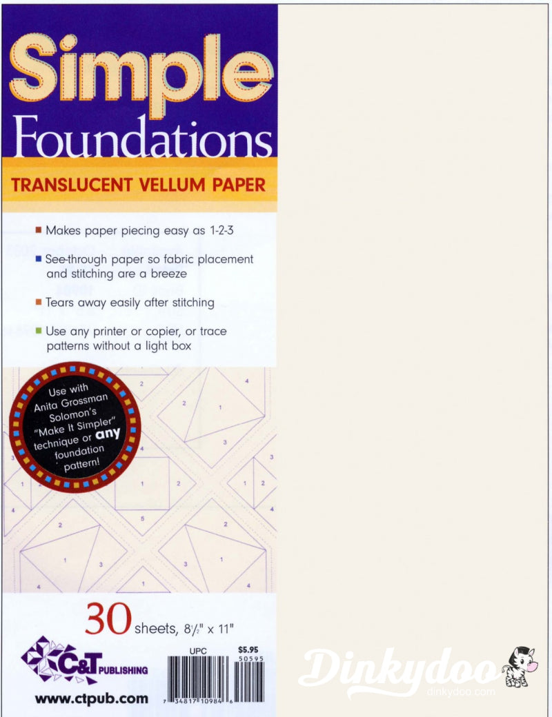 Simple Foundations Paper Piecing (30pc) - C&T Publishing