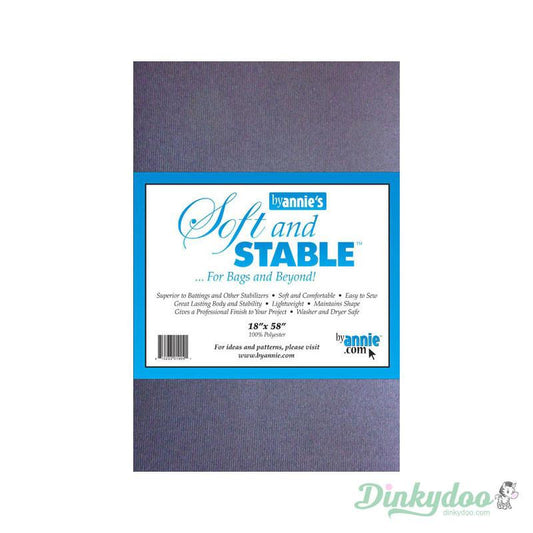 Soft and Stable Fusible Interfacing by ByAnnies - Black - Dinkydoo Fabrics