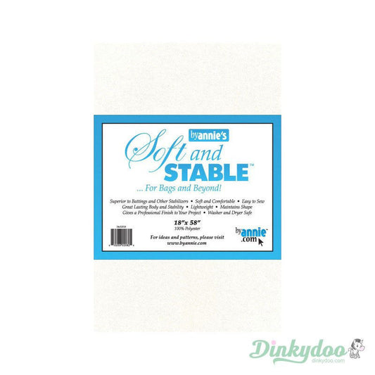Soft and Stable Fusible Interfacing by ByAnnies - White - Dinkydoo Fabrics