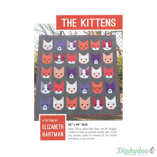 The Kittens - Quilt Pattern - Elizabeth Hartman (Pre-order: July 2024)