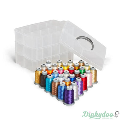 Glide Thread "The Monarch Collection" 30 Mini-Spools with BONUS Case (Pre-order: Jan 2026)