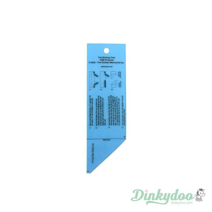 TQM Products The Binding Tool Ruler (2.5" x 8.5") - Dinkydoo Fabrics