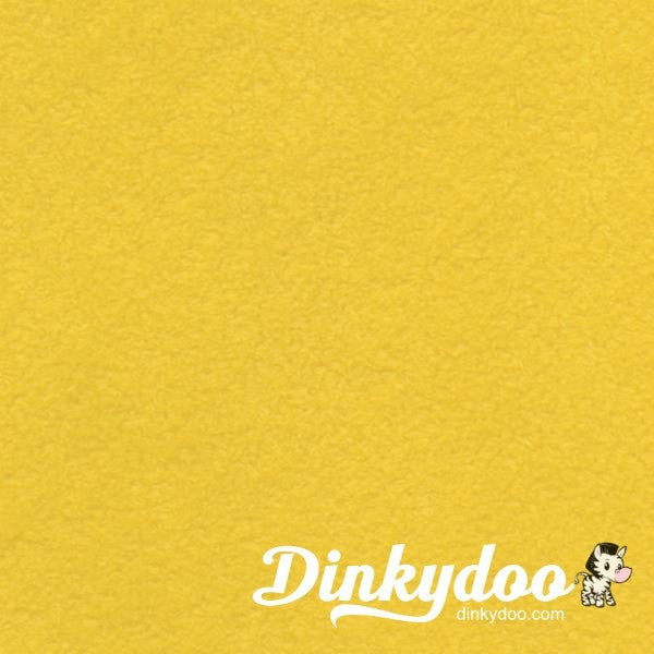 Fireside Backing Fabric (60") - Canary Yellow (1/4 Yard) - Dinkydoo Fabrics