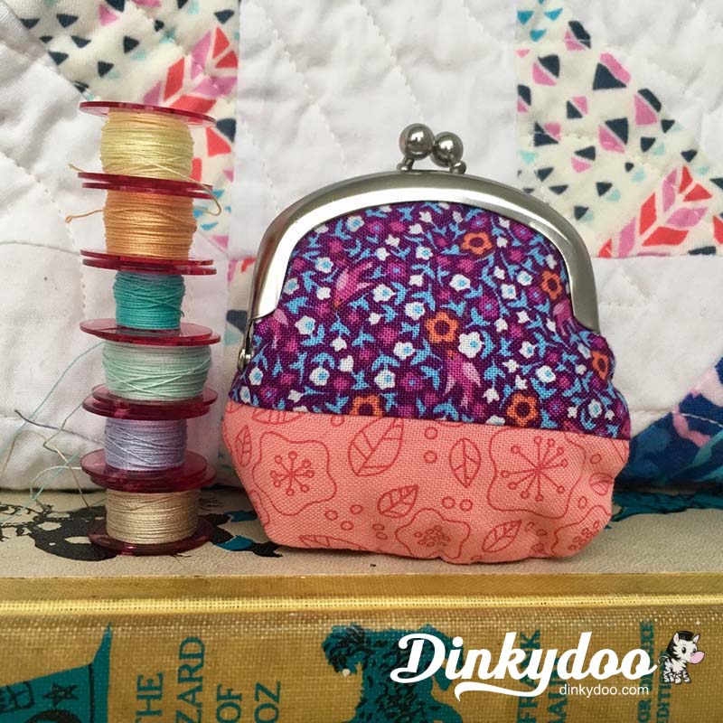 Simple Patchwork Pouch (Clasp Only) - Zakka Workshop